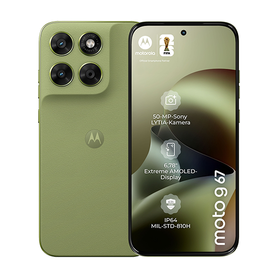 Motorola moto g67 17,3 cm (6.8") Dual SIM ibrida Android 16.0 5G USB tipo-C 4 GB 128 GB 5200 mAh Verde
