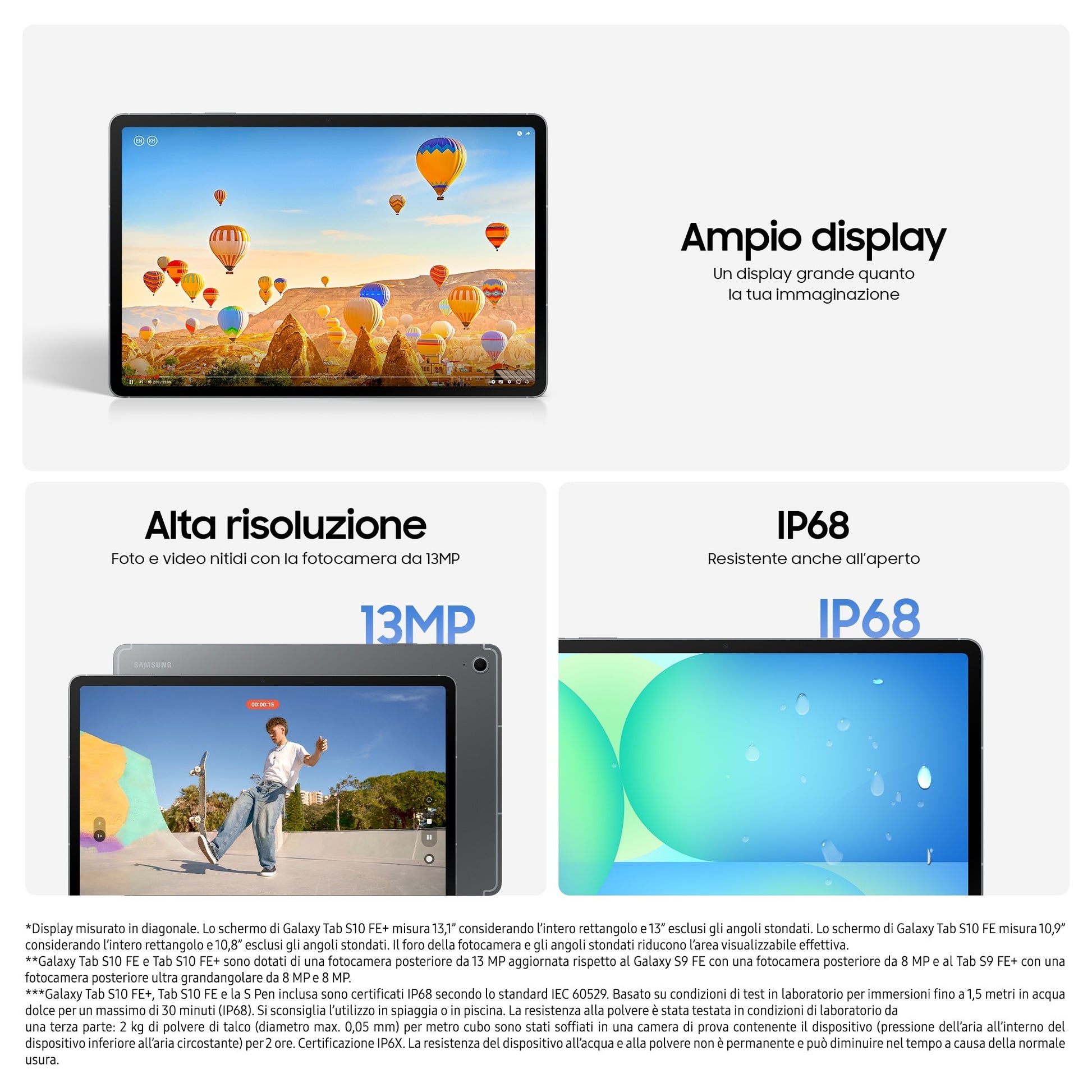 Tablet Samsung Galaxy Tab S10 FE X520N WiFi 10.9 8GB RAM 128GB - Grey