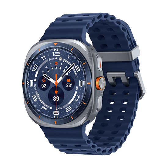 Watch Samsung Galaxy Watch Ultra L705 (2025) 47mm LTE Region East - Titanium Blue