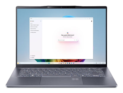 Acer Swift 14 AI SF14-11-X5DB Snapdragon X1P-64-100 Computer portatile 36,8 cm (14.5") WQXGA 16 GB LPDDR5x-SDRAM 1 TB SSD Wi-Fi