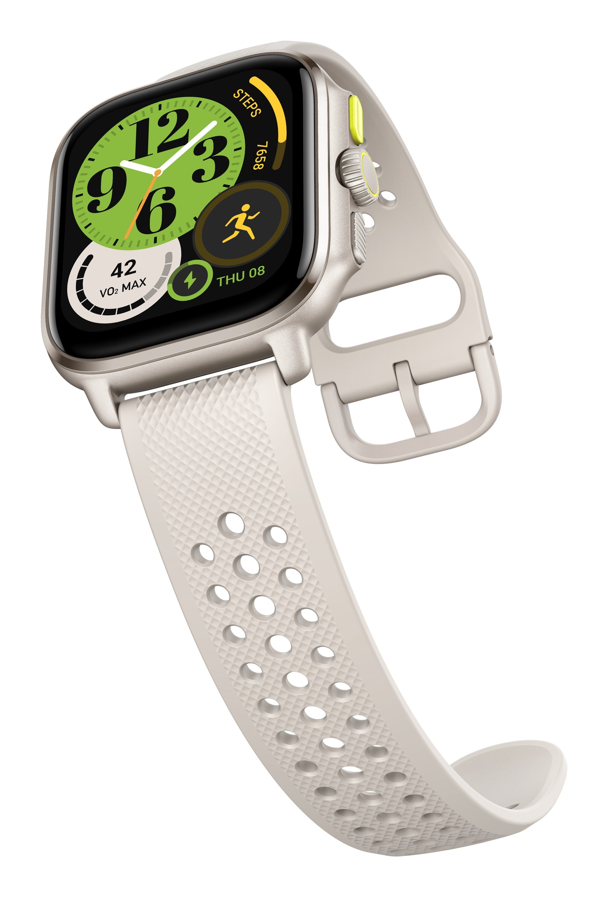 Amazfit Cheetah 4,45 cm (1.75") AMOLED Digitale 390 x 450 Pixel Touch screen Bianco GPS (satellitare)