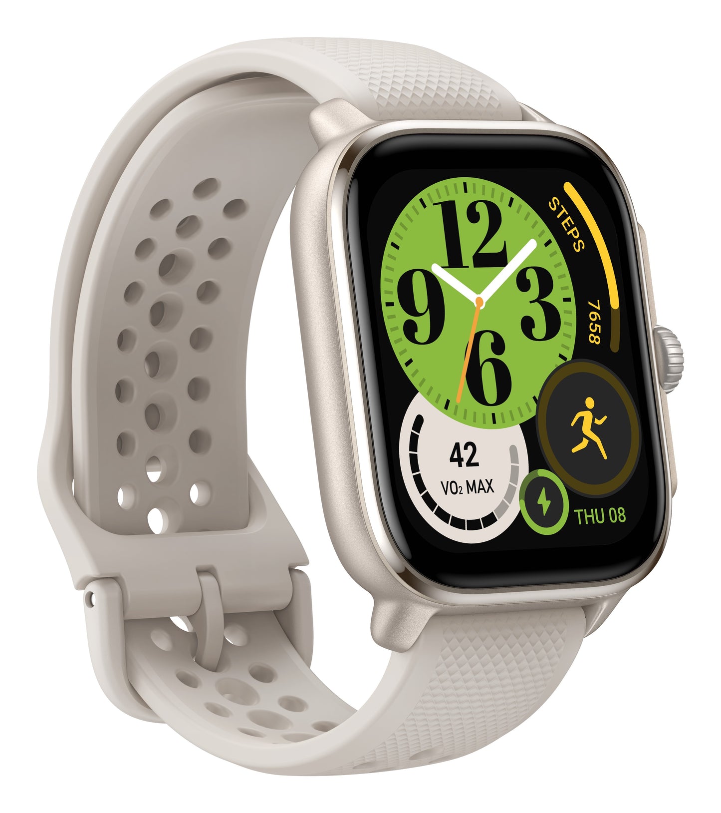 Amazfit Cheetah 4,45 cm (1.75") AMOLED Digitale 390 x 450 Pixel Touch screen Bianco GPS (satellitare)