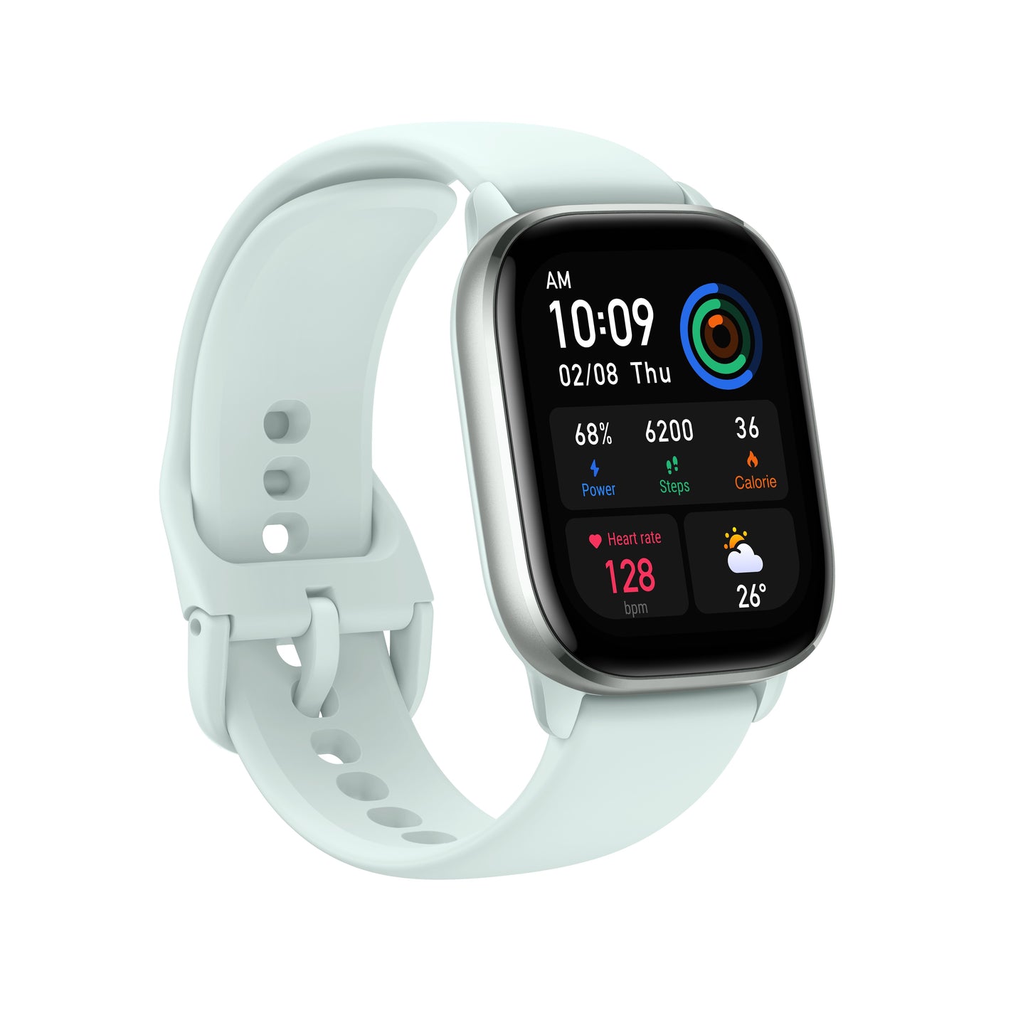 Amazfit GTS 4 mini 4,19 cm (1.65") AMOLED Digitale 336 x 384 Pixel Touch screen Blu GPS (satellitare)