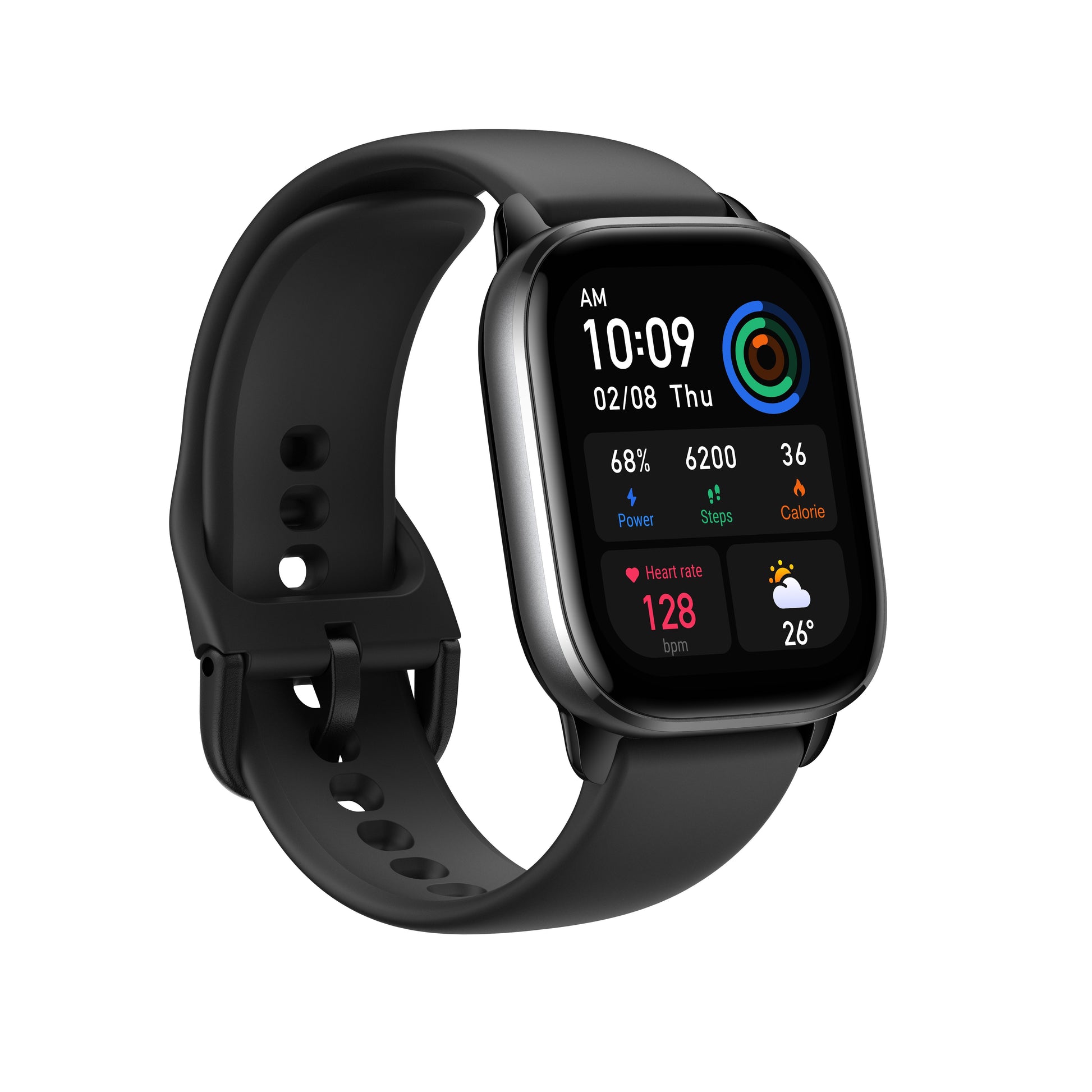 Amazfit GTS 4 mini 4,19 cm (1.65") AMOLED Digitale 336 x 384 Pixel Touch screen Nero GPS (satellitare)