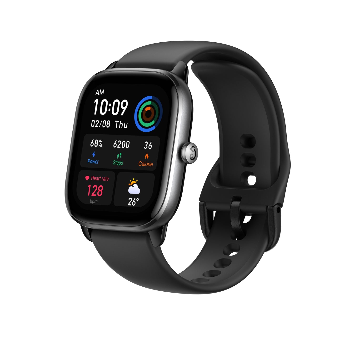 Amazfit GTS 4 mini 4,19 cm (1.65") AMOLED Digitale 336 x 384 Pixel Touch screen Nero GPS (satellitare)