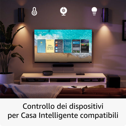 Amazon Fire TV Stick 4K di | Dispositivo per lo streaming con supporto per Wi-Fi 6E e modalità ambiente