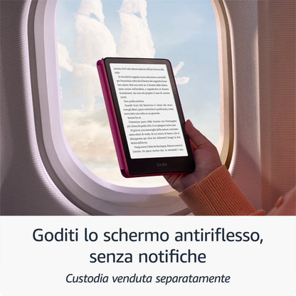 Amazon Kindle Paperwhite (16 GB) schermo antiriflesso da 7’’, la batteria dura settimane Con pubblicità