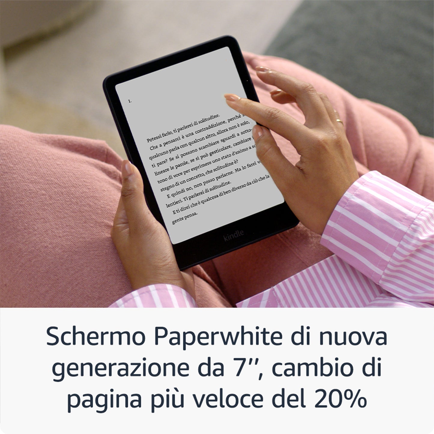 Amazon Kindle Paperwhite (16 GB) schermo antiriflesso da 7’’, la batteria dura settimane Con pubblicità