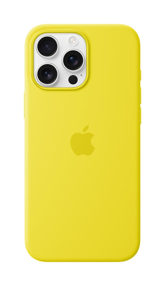 Apple Custodia MagSafe in silicone per iPhone 16 Pro Max - Giallo carambola