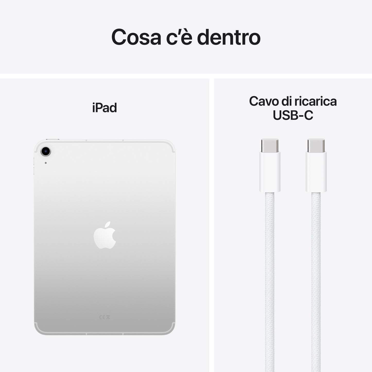 Apple iPad 11'' Wi-Fi + Cellular 128GB Argento