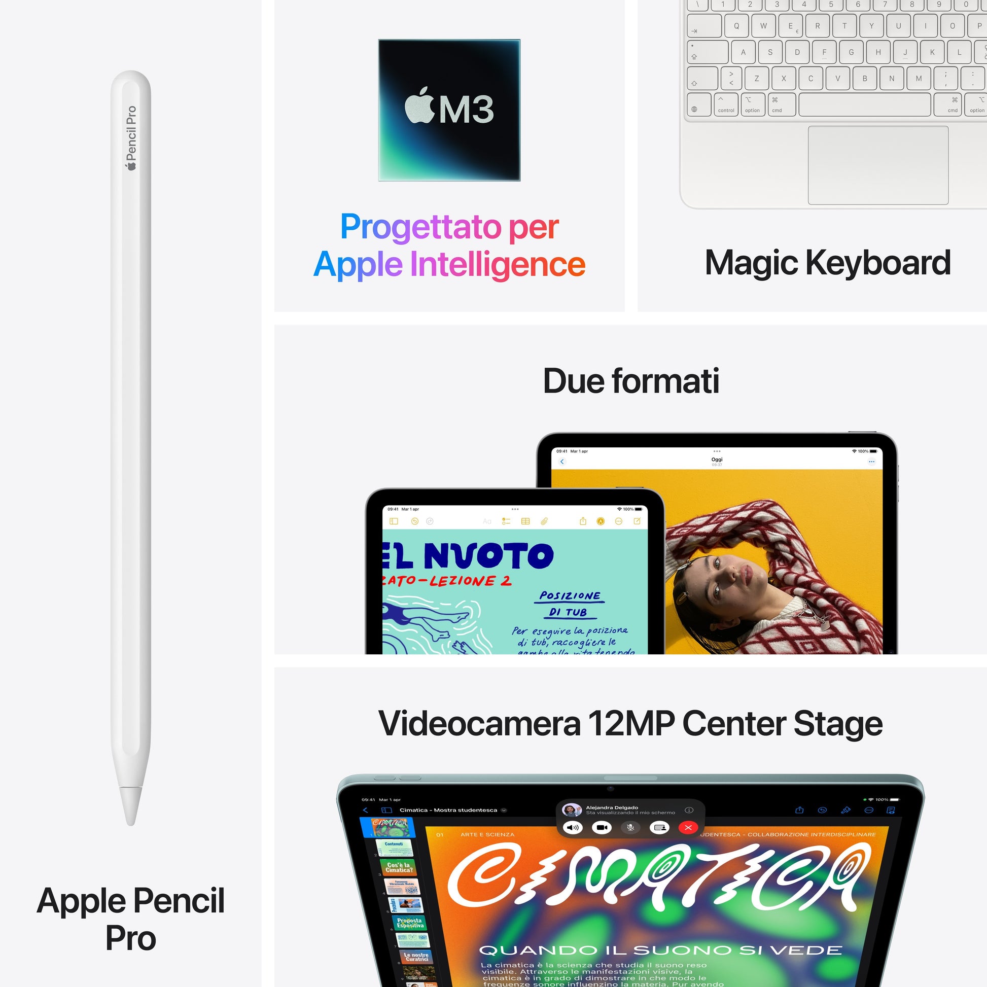 Apple iPad Air 11'' Wi-Fi 128GB Blu