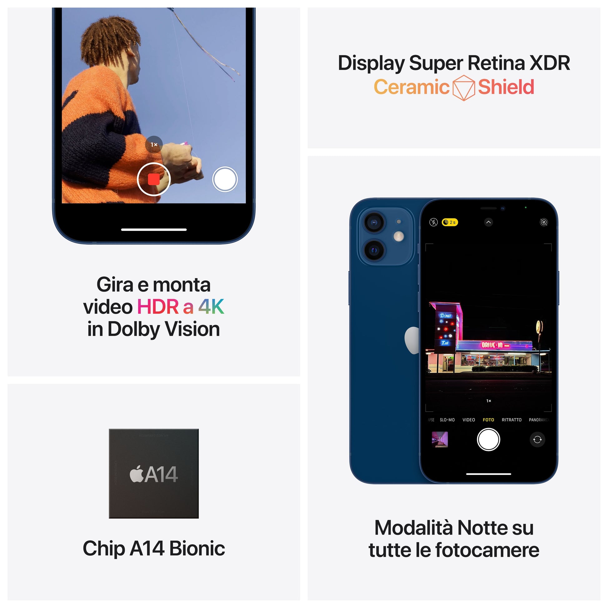 Apple iPhone 12 15,5 cm (6.1") Doppia SIM iOS 14 5G 64 GB Viola