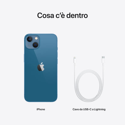Apple iPhone 13 15,5 cm (6.1") Doppia SIM iOS 15 5G 128 GB Blu