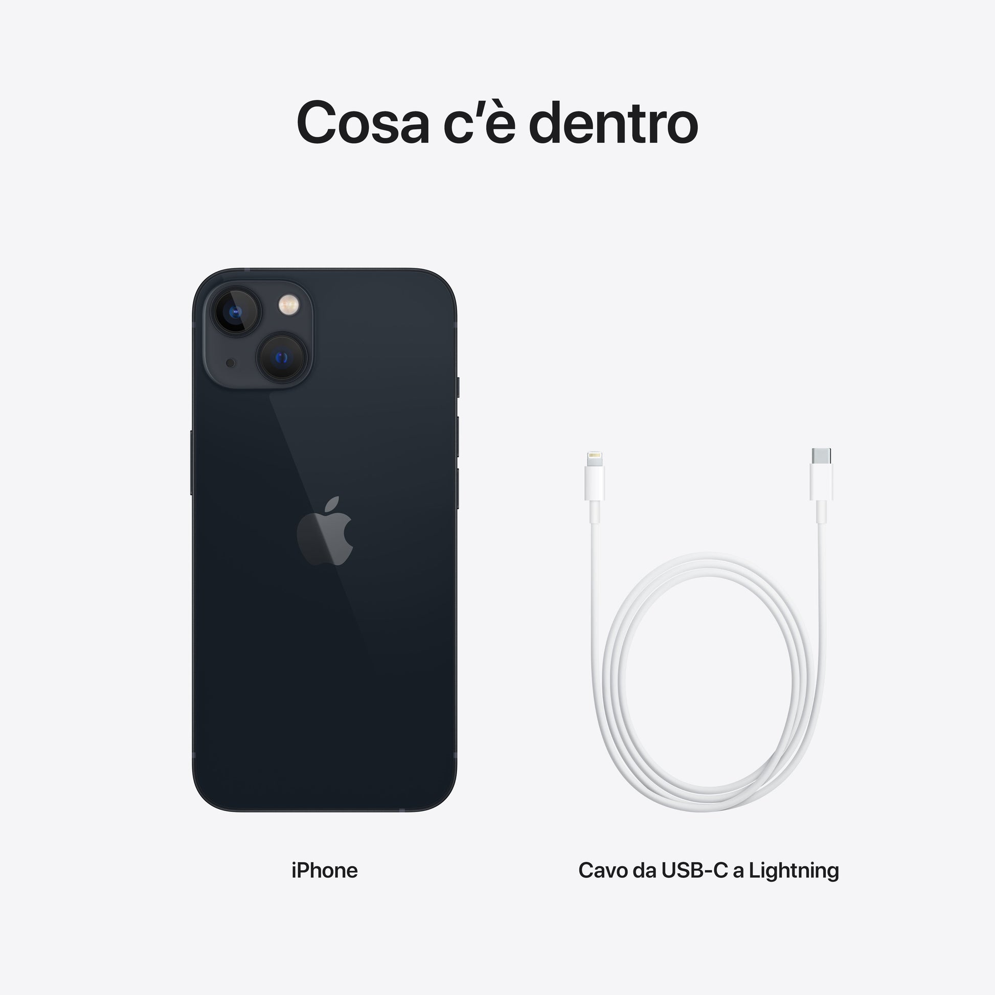 Apple iPhone 13 15,5 cm (6.1") Doppia SIM iOS 15 5G 128 GB Nero