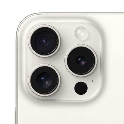 Apple iPhone 15 Pro 15,5 cm (6.1") Doppia SIM iOS 17 5G USB tipo-C 1 TB Titanio, Bianco