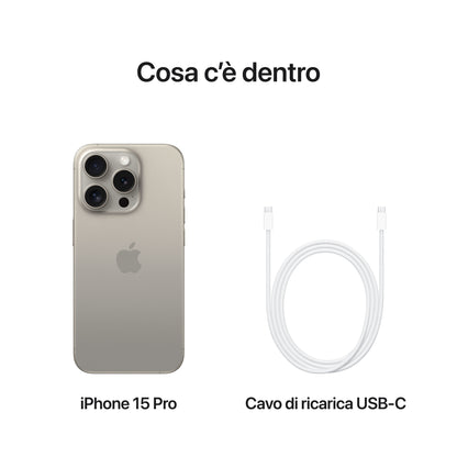 Apple iPhone 15 Pro 1TB Titanio Naturale