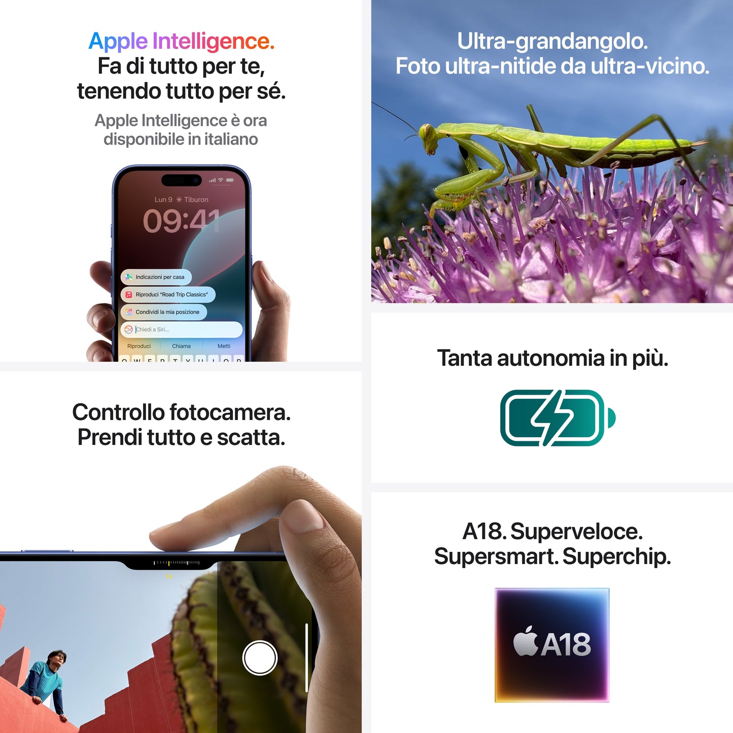 Apple iPhone 16 128GB Nero