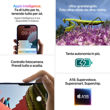 Apple iPhone 16 128GB Nero