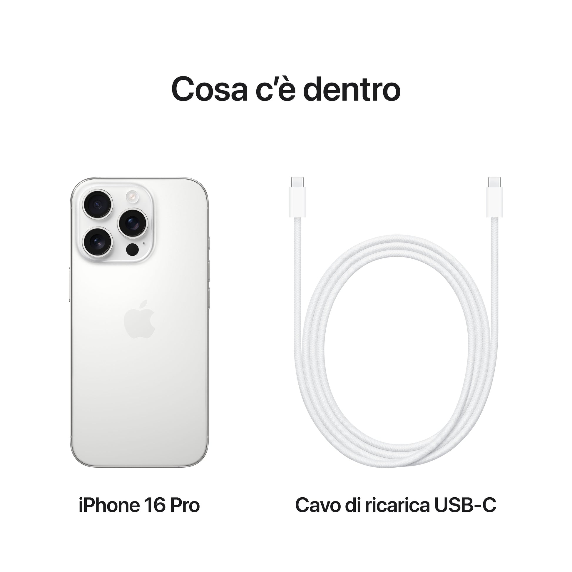 Apple iPhone 16 Pro 512GB Titanio Bianco