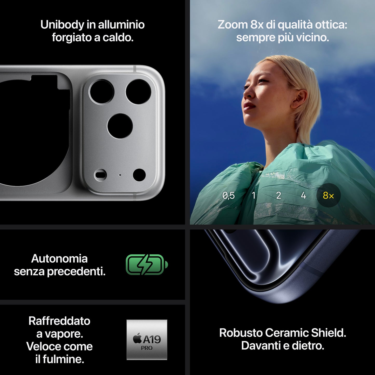 Apple iPhone 17 Pro 256GB Argento