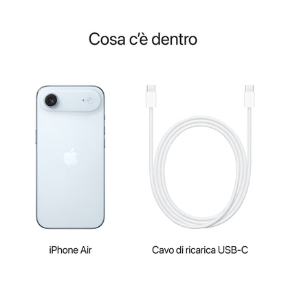 Apple iPhone Air (Demo) 16,5 cm (6.5") Doppia SIM iOS 26 5G USB tipo-C 256 GB Blu