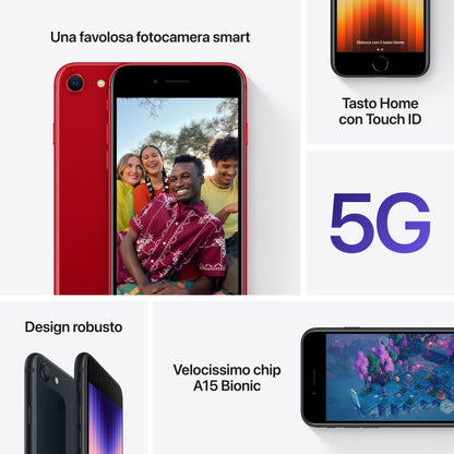 Apple iPhone SE 64GB Mezzanotte