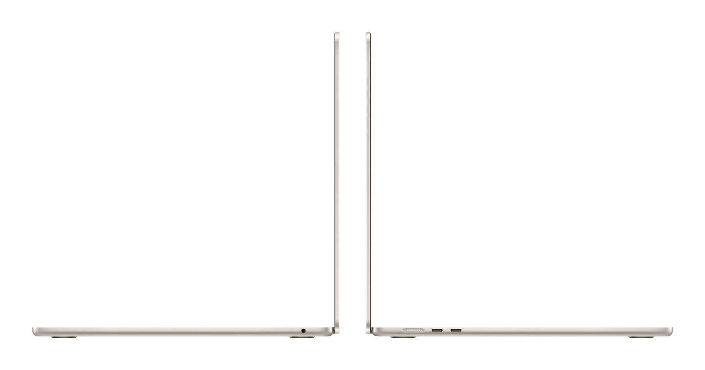 Apple MacBook Air Apple M M3 Computer portatile 38,9 cm (15.3") 16 GB 512 GB SSD Wi-Fi 6E (802.11ax) macOS Sonoma Beige
