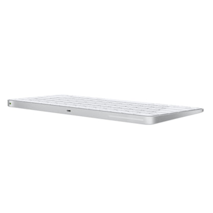 Apple Magic tastiera Universale USB + Bluetooth Spagnolo Alluminio, Bianco