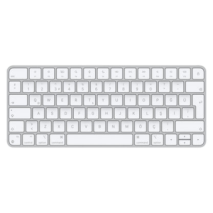 Apple Magic tastiera Universale USB + Bluetooth Spagnolo Alluminio, Bianco