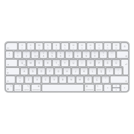 Apple Magic tastiera Universale USB + Bluetooth Spagnolo Alluminio, Bianco