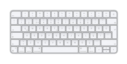 Apple Magic tastiera Universale USB + Bluetooth Spagnolo Alluminio, Bianco