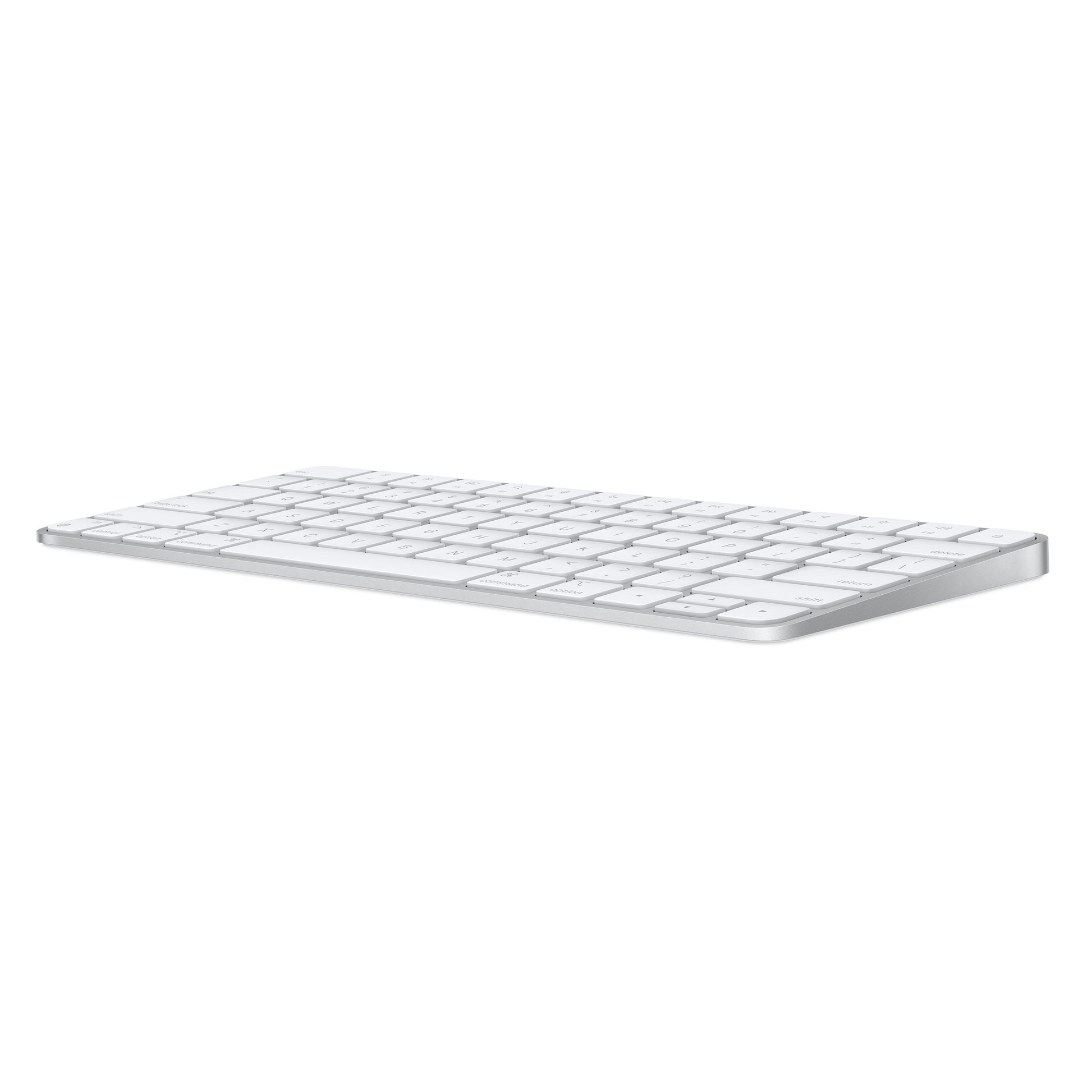 Apple Magic tastiera Universale USB + Bluetooth Spagnolo Alluminio, Bianco