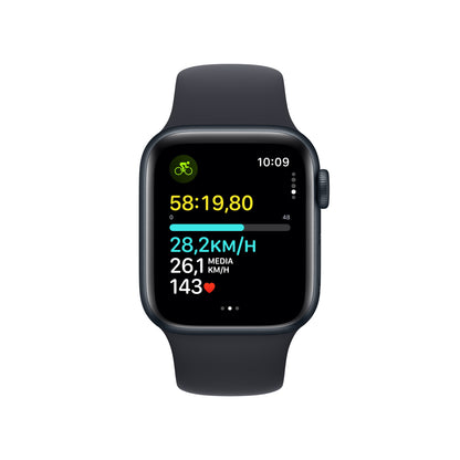 Apple Watch SE OLED 40 mm Digitale 324 x 394 Pixel Touch screen 4G Nero Wi-Fi GPS (satellitare)