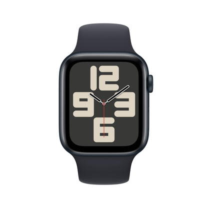 Apple Watch SE OLED 44 mm Digitale 368 x 448 Pixel Touch screen 4G Nero Wi-Fi GPS (satellitare)