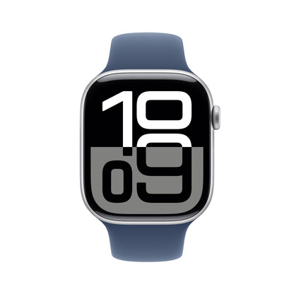 Apple Watch Series 10 OLED 46 mm Digitale 416 x 496 Pixel Touch screen 4G Argento Wi-Fi GPS (satellitare)