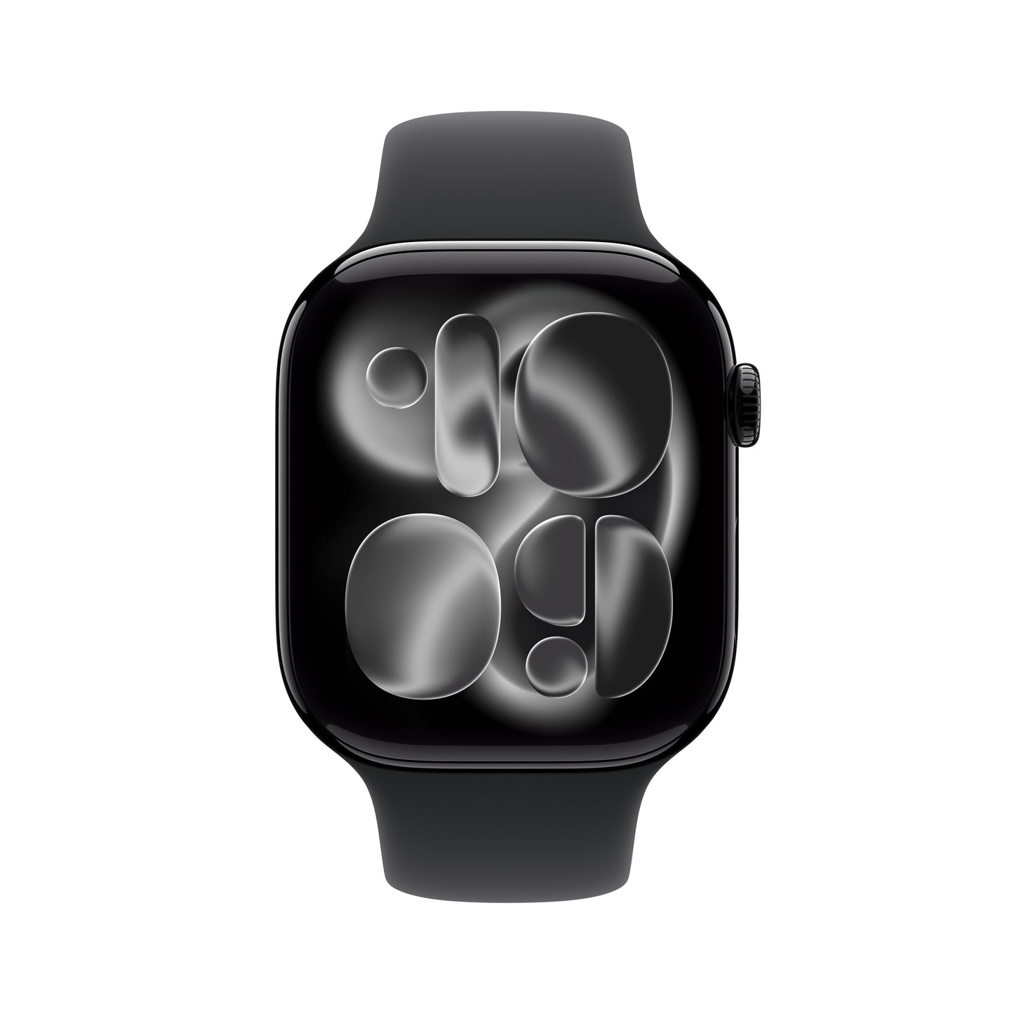Apple Watch Series 11 GPS 46mm Cassa Alluminio Jet Black con Sport Band Nero - S/M