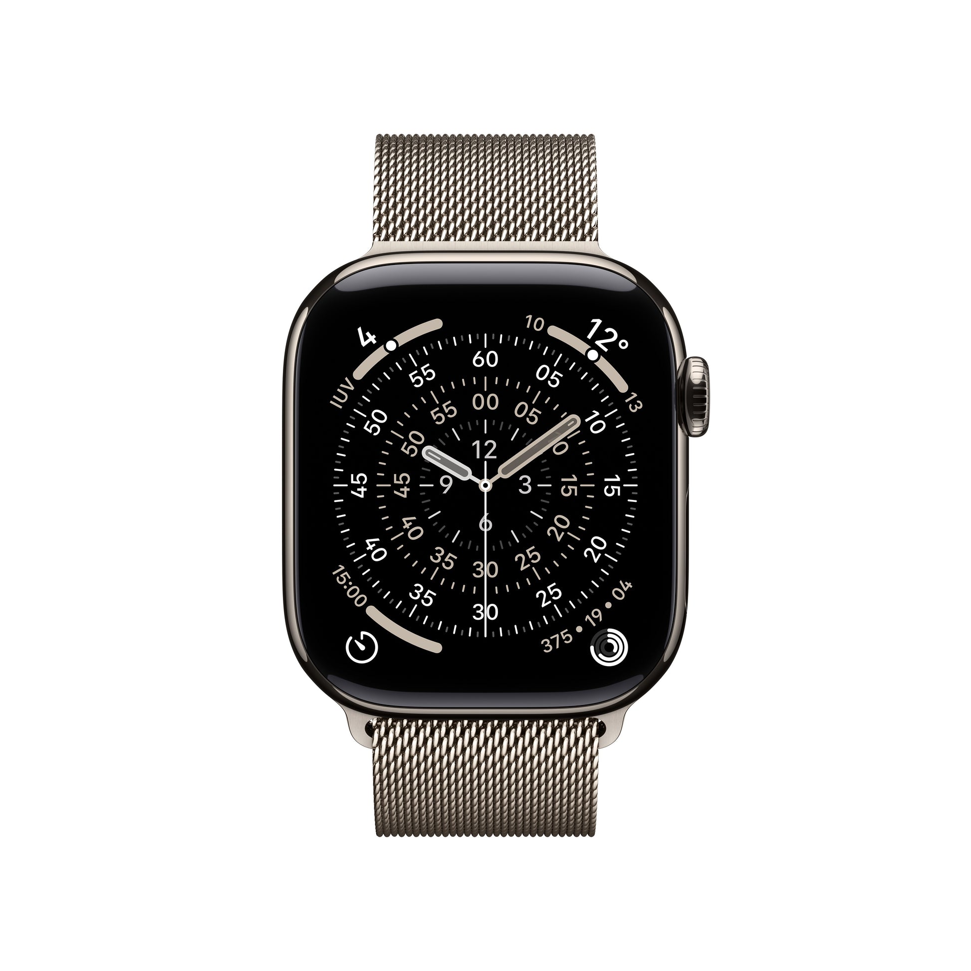 Apple Watch Series 11 GPS + Cellular 42mm Cassa Titanio con Loop in maglia Milanese
