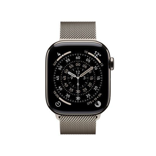 Apple Watch Series 11 GPS + Cellular 42mm Cassa Titanio con Loop in maglia Milanese