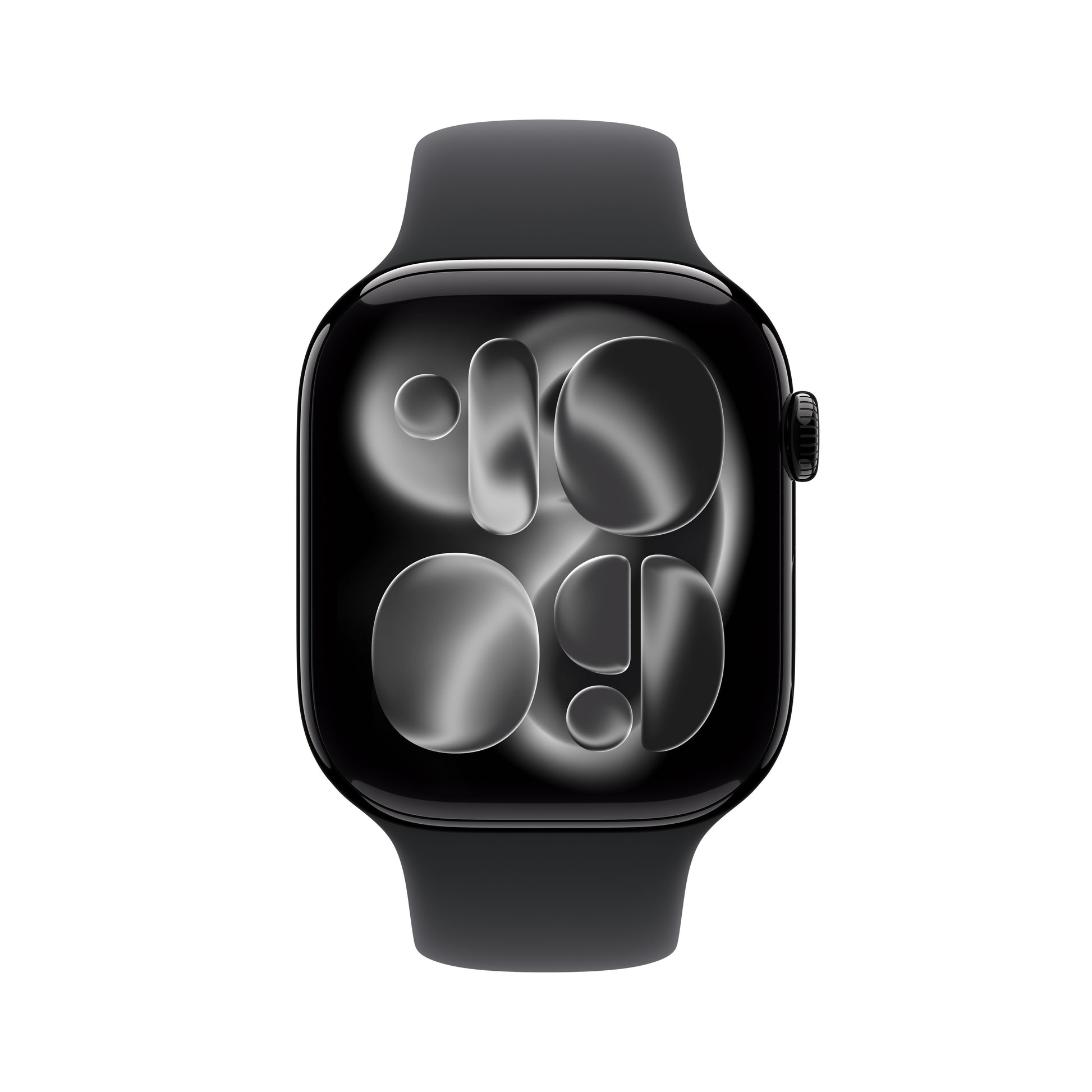 Apple Watch Series 11 GPS + Cellular 46mm Cassa Alluminio Jet Black con Sport Band Nero - S/M