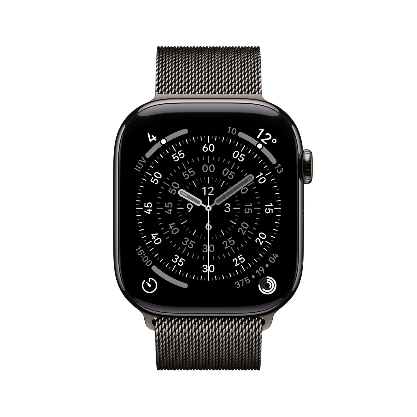 Apple Watch Series 11 GPS + Cellular 46mm Cassa Titanio Ardesia con Loop Milanese Ardesia - M/L
