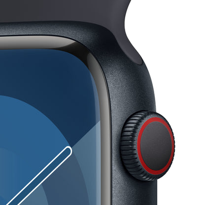 Apple Watch Series 9 45 mm Digitale 396 x 484 Pixel Touch screen 4G Nero Wi-Fi GPS (satellitare)