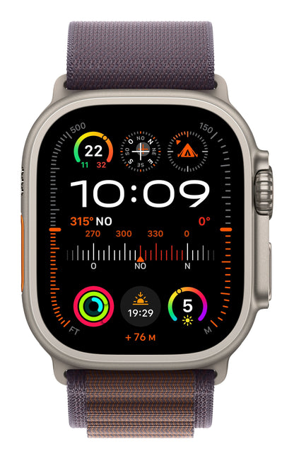 Apple Watch Ultra 2 OLED 49 mm Digitale 410 x 502 Pixel Touch screen 4G Titanio GPS (satellitare)