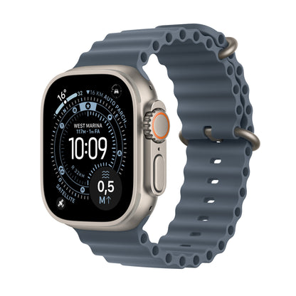 Apple Watch Ultra 3 GPS + Cellular 49mm Cassa Titanio with Anchor Blue Ocean Band