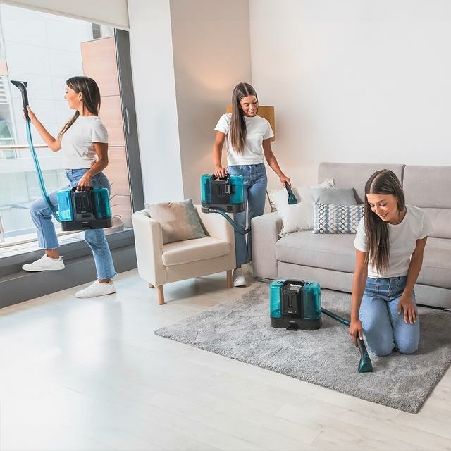 Cecotec 08116 aspirapolvere senza filo Nero, Blu Senza sacchetto