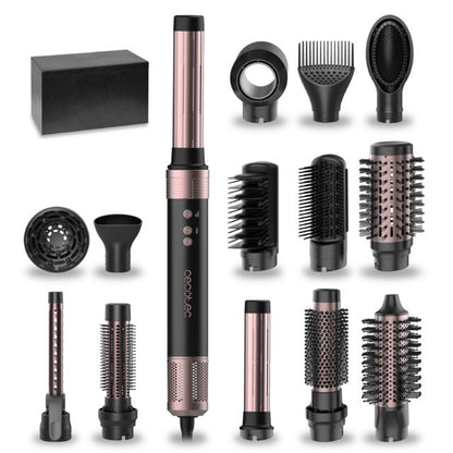 Cecotec Bamba CeramicCare 14in1 AirGlam Kit per lo styling dei capelli Nero 1400 W 1,8 m