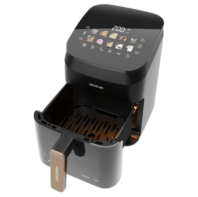 Cecotec Cecofry&Grill Smokin' 4500 Singolo 4,5 L 1900 W Friggitrice ad aria calda Nero, Marrone