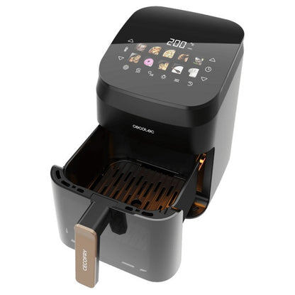 Cecotec Cecofry&Grill Smokin' 4500 Singolo 4,5 L 1900 W Friggitrice ad aria calda Nero, Marrone