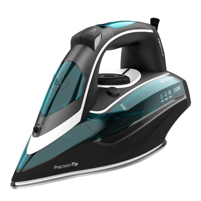Cecotec Fast&Furious 6050 X-Treme Ferro a vapore 3100 W Nero, Argento, Turchese