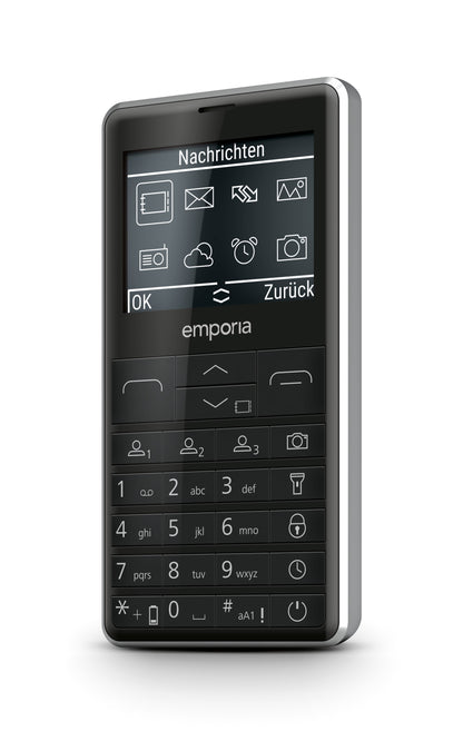 Emporia emporiaPRIME-LTE 5,87 cm (2.31") 107 g Nero Telefono per anziani