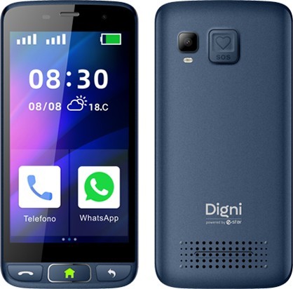 eSTAR Digni Smart 12,7 cm (5") Doppia SIM Android 12 Go edition 4G USB tipo-C 16 GB 2500 mAh Blu